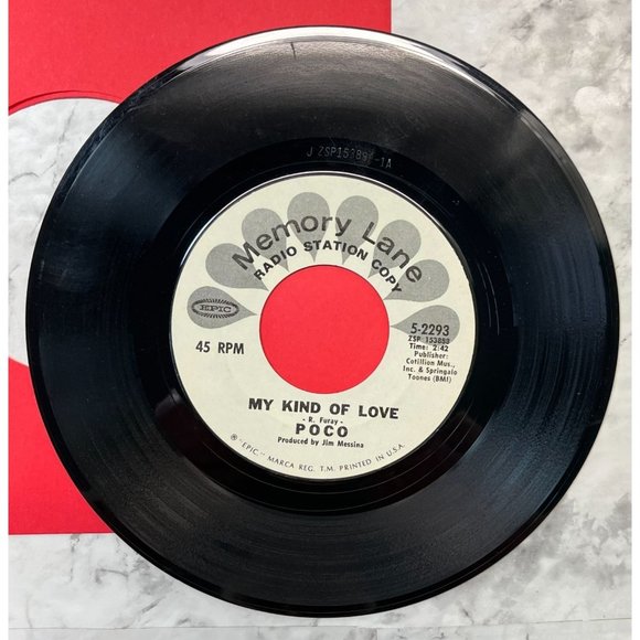 Poco My Kind of Love / Pickin Up the Pieces 45 Rock Folk Promo Reissue - Picture 4 of 6